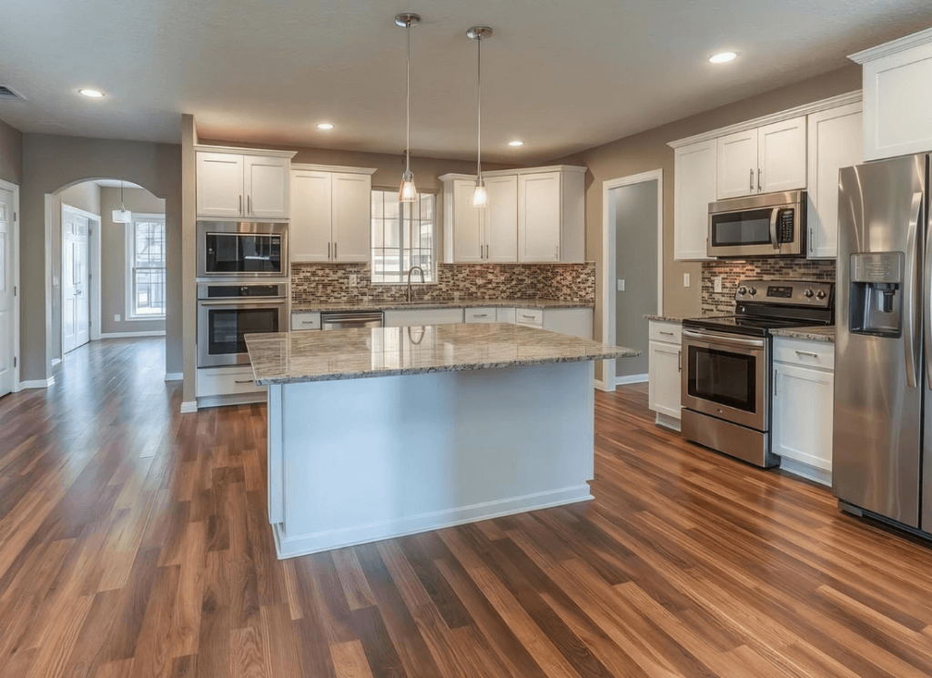 a sparkling kitchen after a professional move-out cleaning in chandler, arizona